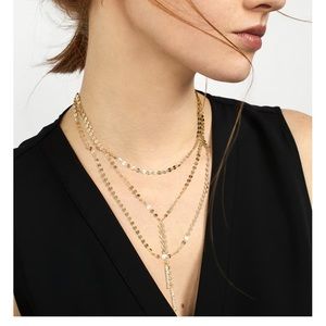 BAUBLEBAR Amber Layered Chain Y-Necklace